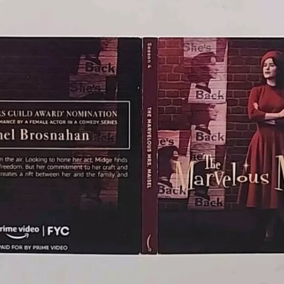 The Marvelous Mrs. Maisel Season Four DVD Three Disc Set - Picture 3 of 6